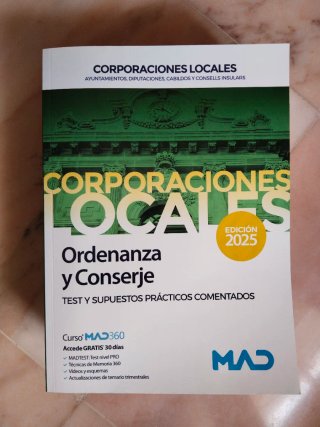 Ordenanza y Conserje de Ayuntamientos, Diputacio..
