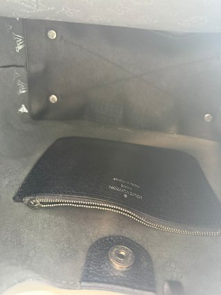 Bolso Louis Vuitton Hobo Carmel Negro/Gris