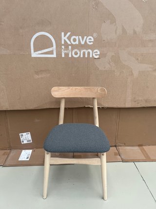 Sedia Kave Home Nayme Grigio Scuro
