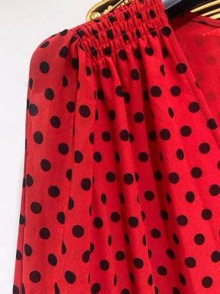 Vestido Michael Kors Rojo Lunares