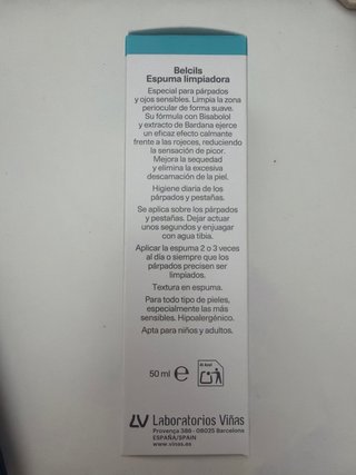 Belcils Espuma Limpiadora Párpados Sensibles