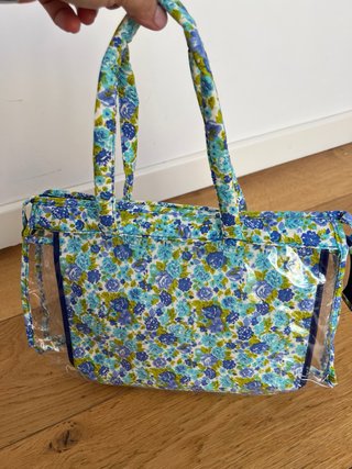 Set 3 Neceser Floral Azul Nuevo