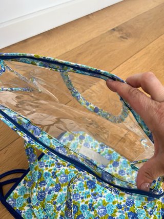 Set 3 Neceser Floral Azul Nuevo