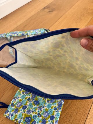 Set 3 Neceser Floral Azul Nuevo