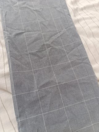 Pantalón de vestir H&M cuadros gris hombre