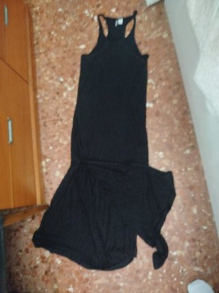 Vestido largo negro