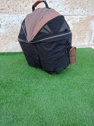 Transportín Petcomer Negro y Marrón