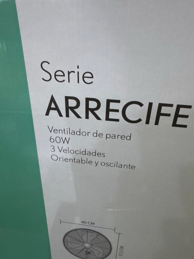 Ventilador de Pared 90W 3 Velocidades - miniatura 5