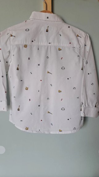 Camisa infantil Mayoral 24meses instrumentos