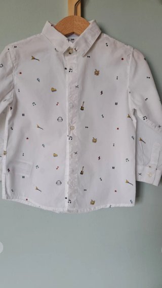 Camisa infantil Mayoral 24meses instrumentos