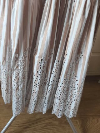 Vestido largo Uterqüe rayas