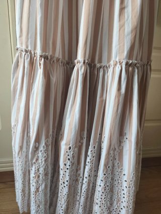 Vestido largo Uterqüe rayas