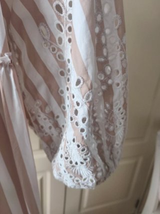 Vestido largo Uterqüe rayas