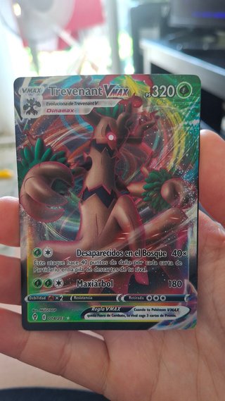 Carta Pokémon Trevenant VMAX 014/203