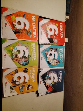 Libros EKI 6º Primaria (Matemáticas, Euskera, etc.