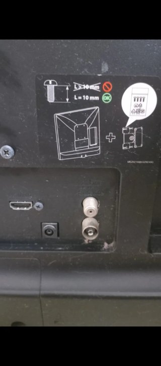 Televisión LG Negra