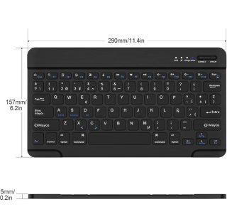 Teclado Bluetooth inalámbrico - Tablets.