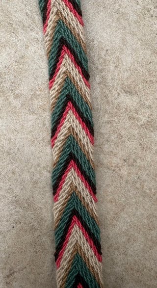 Bolso Wayuu mini coral intenso