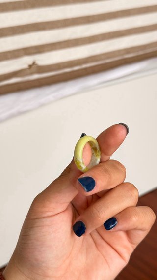 Anillo de Jade Natural