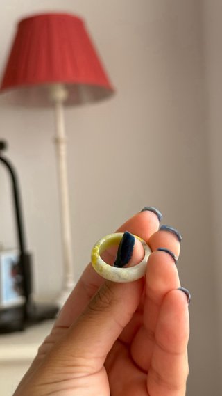 Anillo de Jade Natural