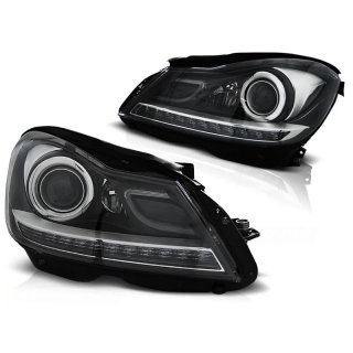 Faros delanteros Mercedes Clase C W204 tipo xenon