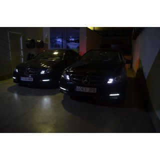 Faros delanteros Mercedes Clase C W204 tipo xenon