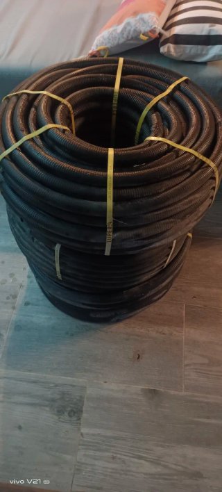 4 Rollos Tubo Eléctrico Corrugado