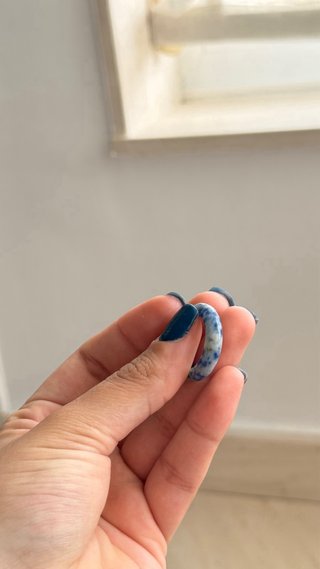 Anillo Jaspe Azul Natural