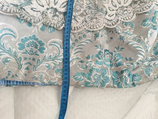 Traje Fallera Niña Azul y Plata