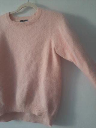 Jersey H&M Angora Rosa