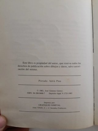 Libro Pantano de Tous