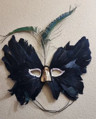 Máscara de Carnaval con Plumas