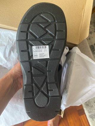 Sandalias Clarks Piel Negras Talla 39.5