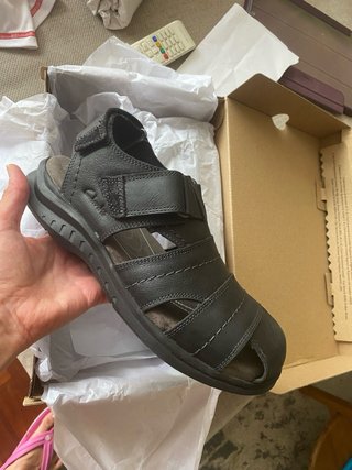 Sandalias Clarks Piel Negras Talla 39.5