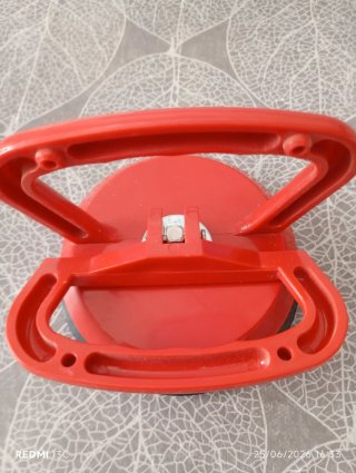 Ventosa de succión roja