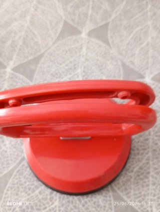 Ventosa de succión roja