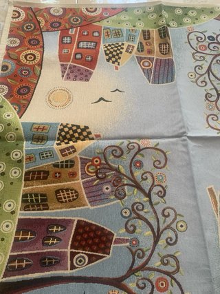 Centrotavola 90x90cm tessuto gobelin