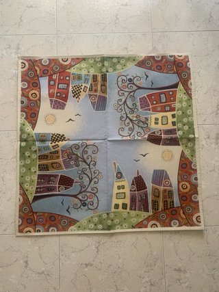 Centrotavola 90x90cm tessuto gobelin