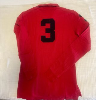 Polo Ralph Lauren Manga Larga Rojo Talla M
