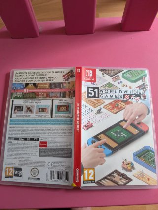 Caja vacía 51 Worldwide Games  de Nintendo Switch