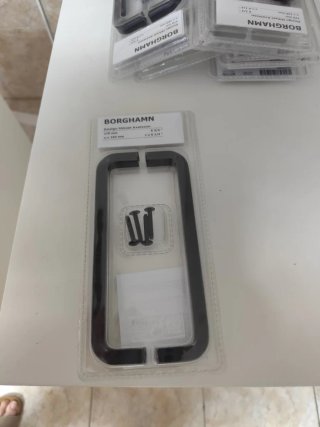 Lote 8 pares tiradores nuevos Borghamn Ikea