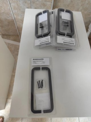 Lote 8 pares tiradores nuevos Borghamn Ikea