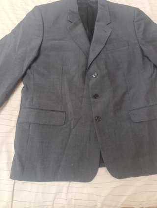 Chaqueta de traje gris hombre