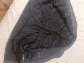Chaqueta de traje gris hombre