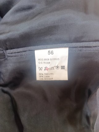 Chaqueta de traje gris hombre