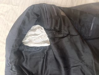 Chaqueta de traje gris hombre