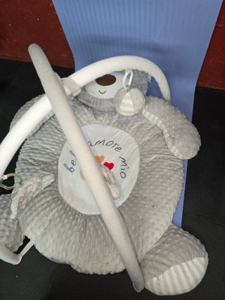 Gimnasio Alfombra Juego Bebé Peluche Oso