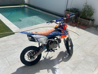 Rebelmaster Tornado 160cc Motocross Azul/Naranja