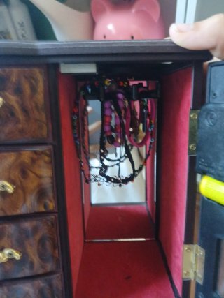 Joyero grande con reloj y cajones