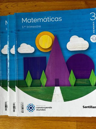 Lote libros de texto 3º de primaria